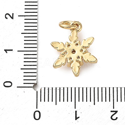 Brass Micro Pave Cubic Zirconia Pendants KK-I383-05G-06-1