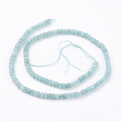 Natural White Jade Bead Strands X-G-R171-2x4mm-08-01-1