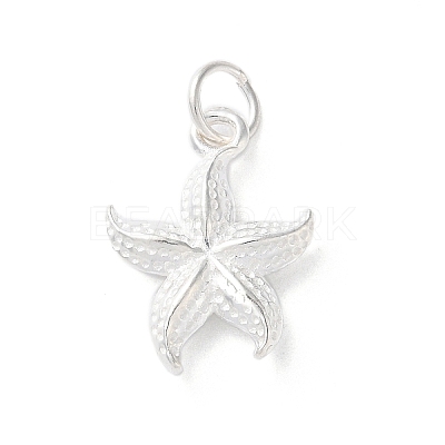 925 Sterling Silver Starfish Pendants LS-STER-E071-02S-01-1