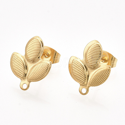 304 Stainless Steel Stud Earring Findings X-STAS-S079-68A-1