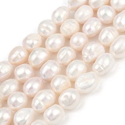 Natural Cultured Freshwater Pearl Beads Strands PEAR-P064-20K-05A-1