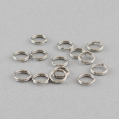 Tarnish Resistant 304 Stainless Steel Split Rings STAS-Q186-01-5mm-1