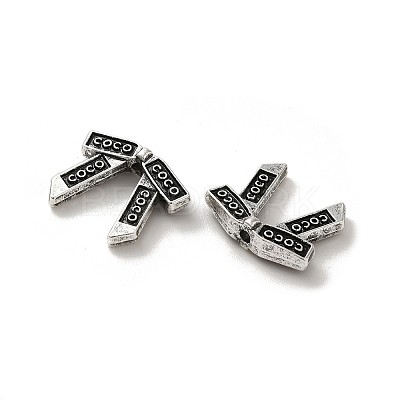 Tibetan Style Alloy Beads PALLOY-P302-11C-AS-1