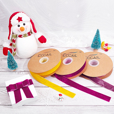 Velvet Ribbon SRIB-WH0006-18C-1