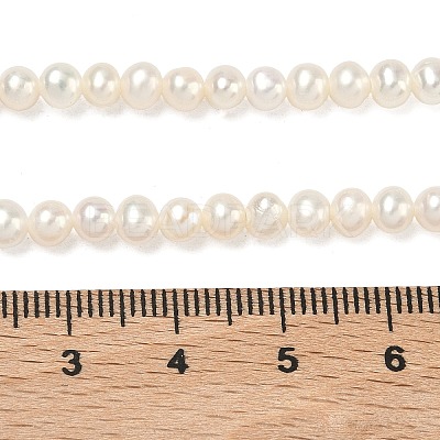 Natural Cultured Freshwater Pearl Beads Strands PEAR-L034-06D-1