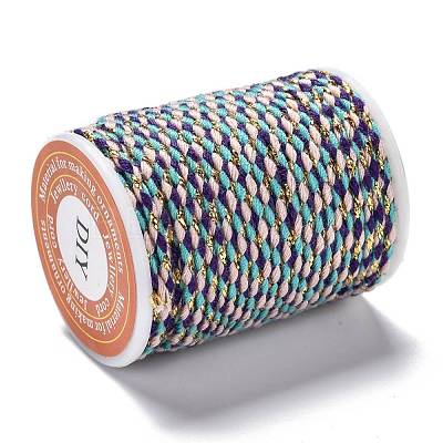 4-Ply Polycotton Cord with Metallic Thread OCOR-Z003-D95-1