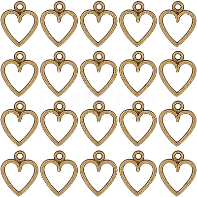 100Pcs Tibetan Style Alloy Charms FIND-SC0012-39AB-1