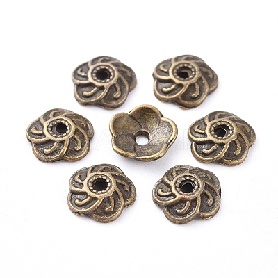 Alloy Bead Caps X-EA9031Y-AB-1