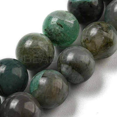 Synthetic Emerald Beads Strands G-A219-A02-03-1-1