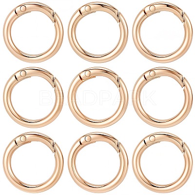 30Pcs Alloy Spring Gate Rings FIND-SC0009-08-1