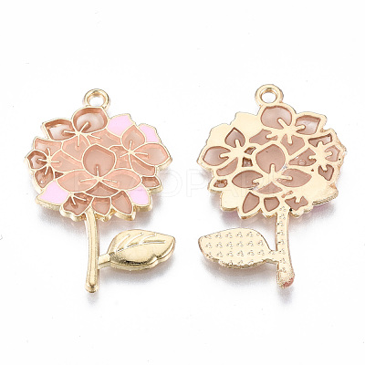 Transparent Epoxy Resin Pendants X-ENAM-Q437-059C-NR-1