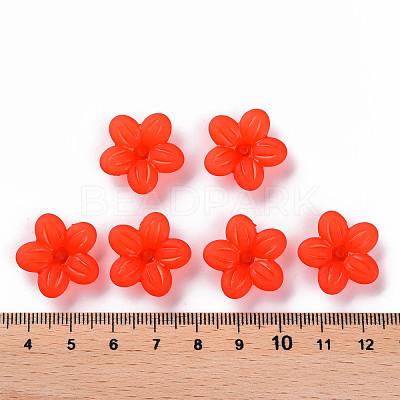 Frosted Acrylic Bead Caps MACR-S371-08A-712-1