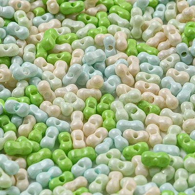 Opaque Baking Paint Glass Seed Beads SEED-K009-01A-31-1