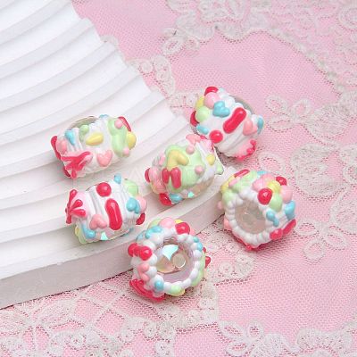 Opaque Acrylic Beads PW-WG55A91-08-1