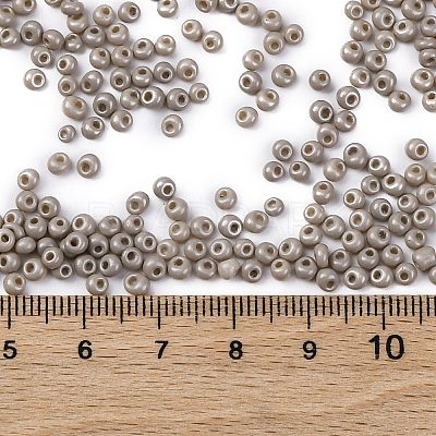8/0 Baking Paint Glass Seed Beads SEED-M012-02A-56-1
