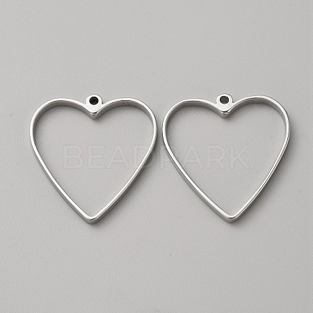 304 Stainless Steel Open Back Bezel Pendants FIND-WH0152-123A-1