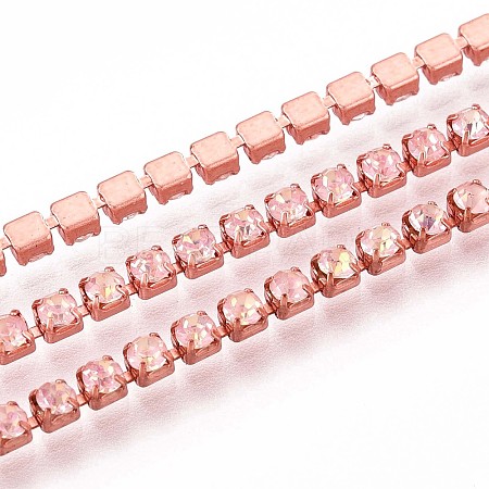 Iron Rhinestone Cup Chains CH-T006-05B-08-1