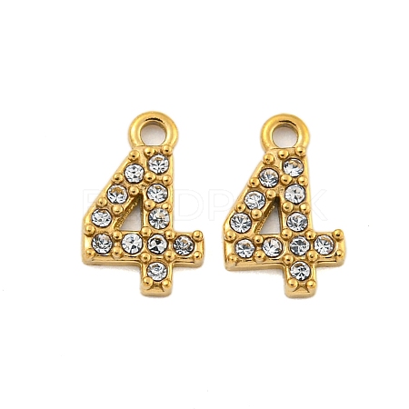 304 Stainless Steel Pendants STAS-L080-002G-04-1