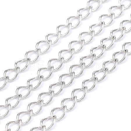Brass Twisted Chains CHC-Q001-4x3mm-P-1