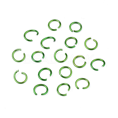 Aluminum Wire Open Jump Rings X-ALUM-R005-0.8x6-25-1