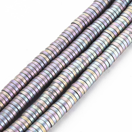 Electroplate Non-magnetic Synthetic Hematite Beads Strands G-T061-144D-1