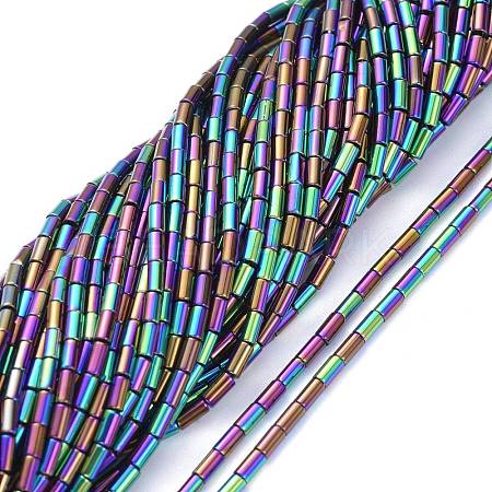 Electroplate Glass Beads Strands EGLA-K014-B-FP03-1