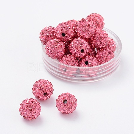 Pave Disco Ball Beads RB-H258-10MM-209-1