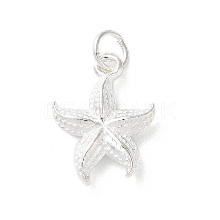 925 Sterling Silver Starfish Pendants LS-STER-E071-02S-01-1