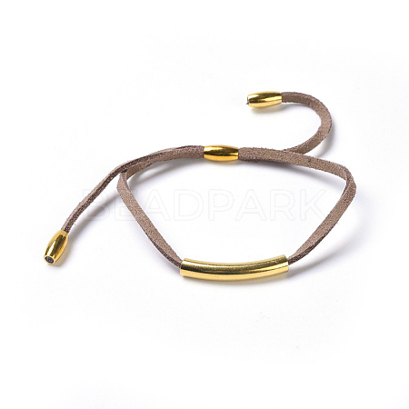 Adjustable Faux Suede Cord Bracelets BJEW-JB04216-04-1