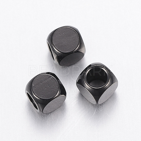 304 Stainless Steel Beads Ion Plating(IP) STAS-F136-01-3x3mm-1