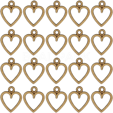 100Pcs Tibetan Style Alloy Charms FIND-SC0012-39AB-1