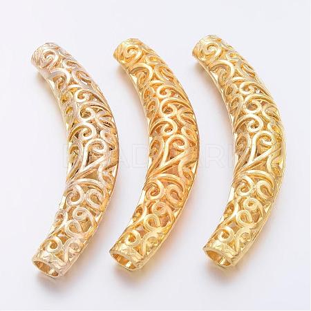 Tibetan Style Alloy Hollow Beads K0PEE012-1