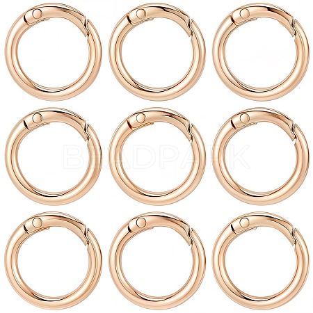 30Pcs Alloy Spring Gate Rings FIND-SC0009-08-1
