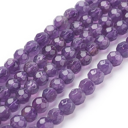 Natural Amethyst Beads Strands L-G-C073-4mm-3-1