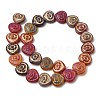 Painted Glass Beads Strands GLAA-Z021-14A-2