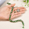 1 Strand Handmade Lampwork Inner Flower Rondelle Beads Strands LAMP-TA0002-72G-5