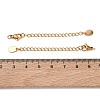 201 Stainless Steel Curb Chain Extender SA-CBA0FDA-01G-01-3