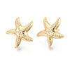 Brass Stud Earring Findings KK-N263-132B-G-1