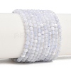 Natural Blue Lace Agate Beads Strands G-E411-12-3mm-02-2