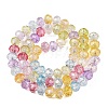 Transparent Glass Beads Strands GLAA-T023-8mm-A07-2
