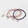 Glass Beads Stretch Bracelets BJEW-JB02450-1