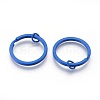 Spray Painted Iron Split Key Rings IFIN-L038-11-FF-1