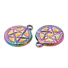 304 Stainless Steel Pendants STAS-Z041-19RC-2