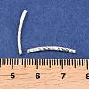 Brass Texture Curved Tube Beads KK-H250-01B-S-3