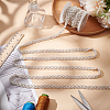 Plastic Bead Gauze Lace Trim OCOR-BC0007-33B-5