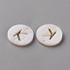 Natural Freshwater Shell Pendants SHEL-Q311-008K-2