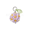 Brass Glass Pendants PALLOY-MZ00966-03-1