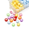 245Pcs 7 Colors Opaque Acrylic Beads MACR-YW0001-76A-3