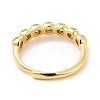 Rack Plating Brass Micro Pave Clear Cubic Zirconia Rings RJEW-E064-13G-3
