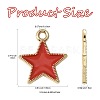 20Pcs 3 Colors Alloy Enamel Pendants ENAM-FS0003-53-4